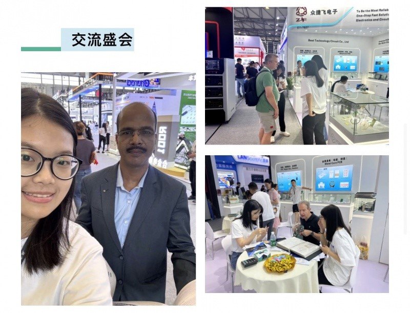 EBest Circuit exhibition booth meeting
