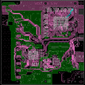 Network Motherboard Design for Network Switching Cases
