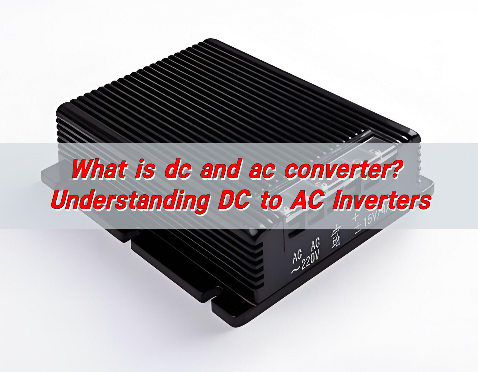 What is dc and ac converter? Understanding DC to AC Inverters - PCB ...