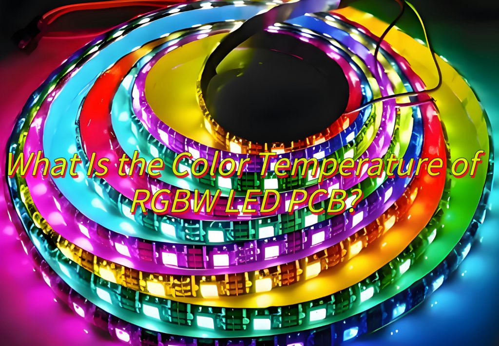 What Is the Color Temperature of RGBW LED PCB?