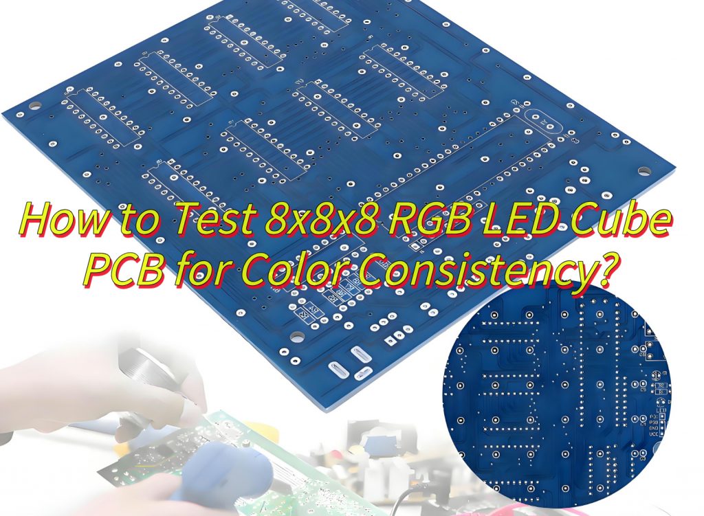 How to Test 8x8x8 RGB LED Cube PCB for Color Consistency?