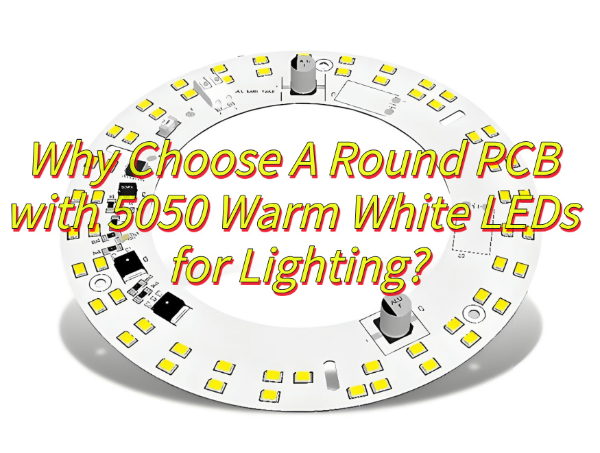 Why Choose A Round PCB with 5050 Warm White LEDs for Lighting?