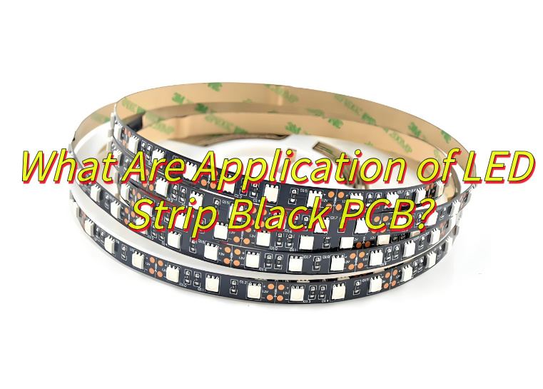 What Are Application of LED Strip Black PCB?