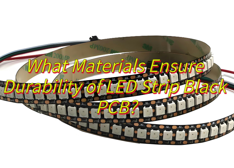 What Materials Ensure Durability of LED Strip Black PCB?
