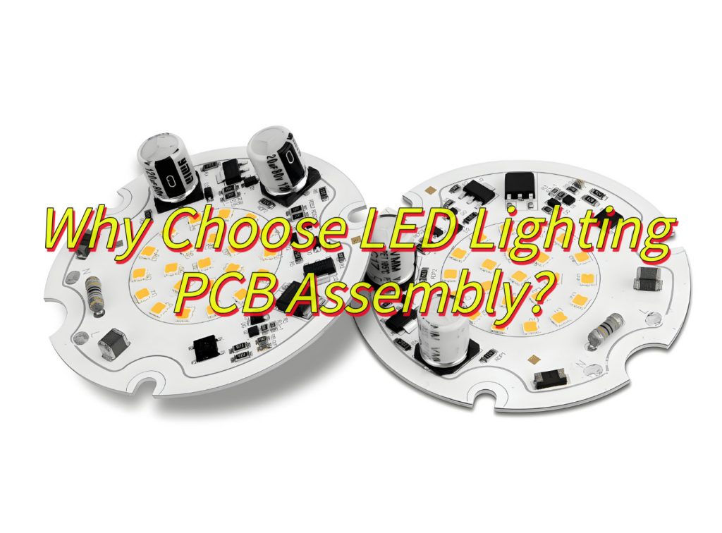 Why Choose LED Lighting PCB Assembly?