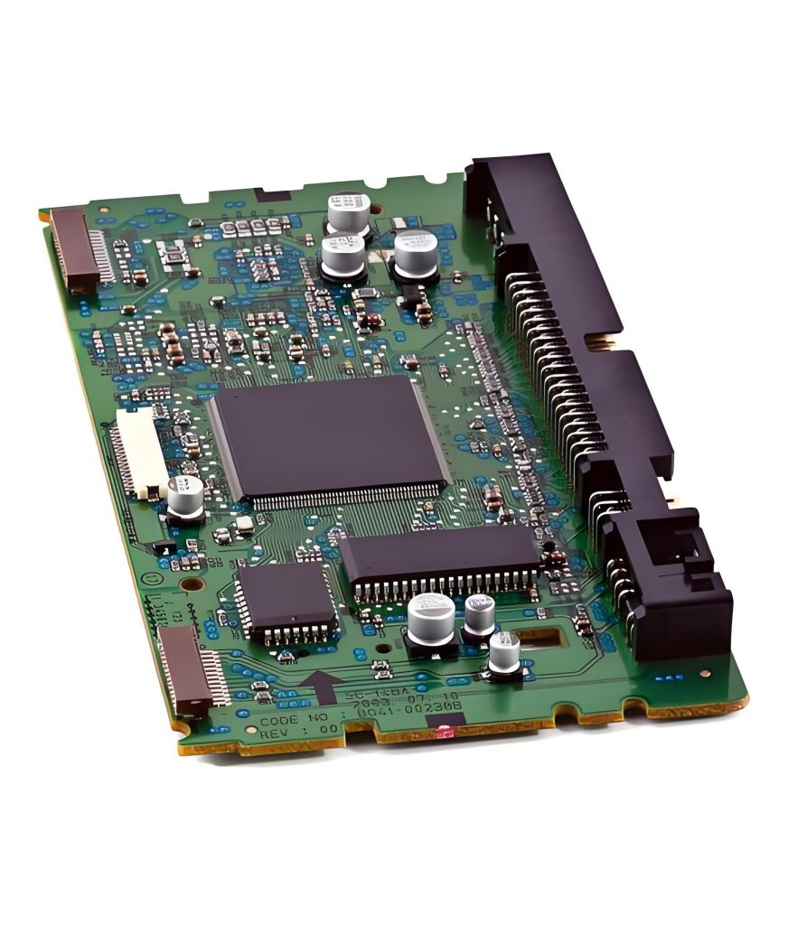 Electronics PCB components assembly