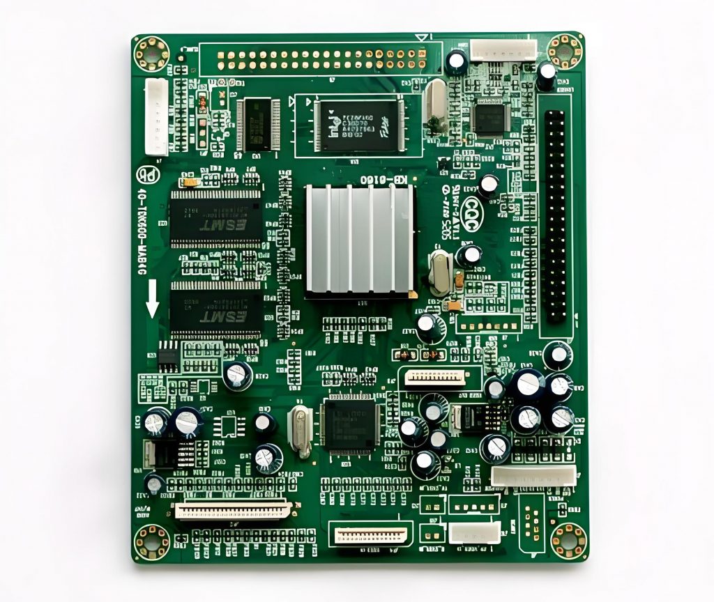 Electronics PCB components assembly