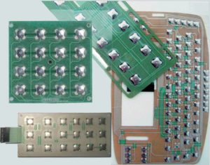Printed circuit board switches, PCB dome switch