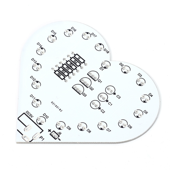 How to Make a Heart Shaped PCB Board?