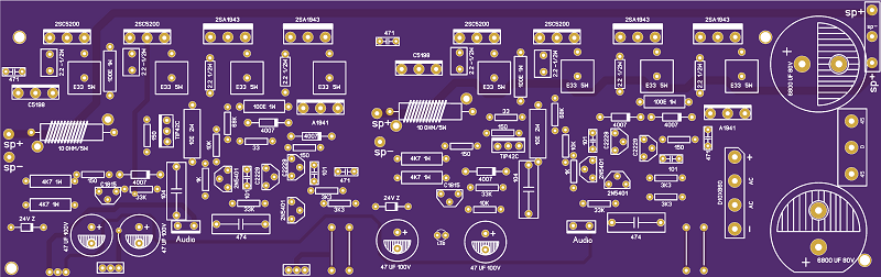 Amplifier PCB Circuit