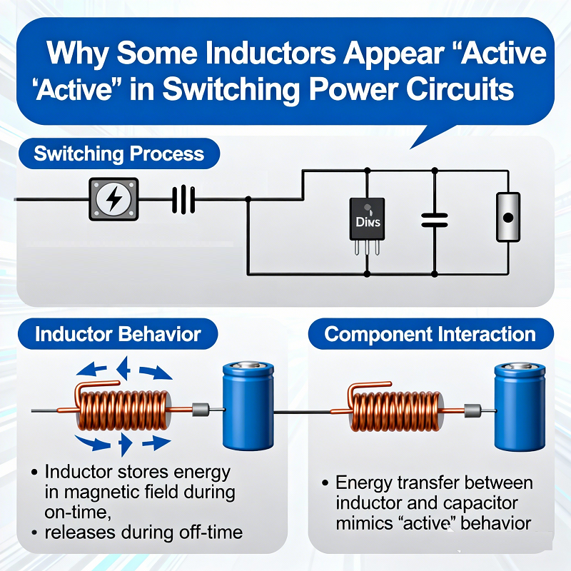 Why Some Inductors Appear “Active” in Switching Power Circuits?