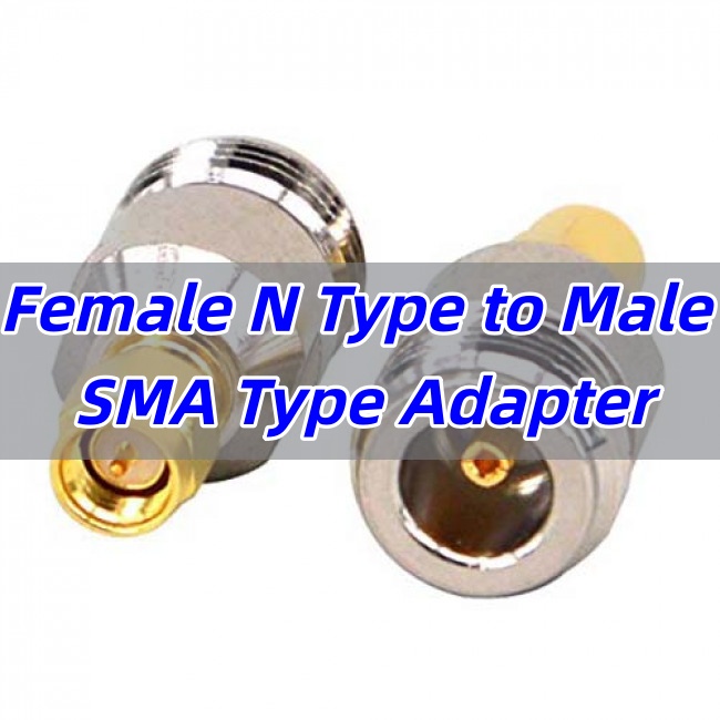 Female N Type to Male SMA Type Adapter