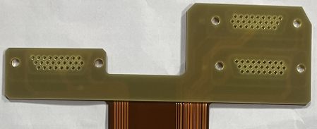Rigid flexible PCB with stiffeners