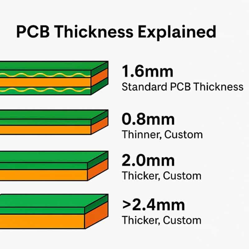 What Is the Standard PCB Thickness?