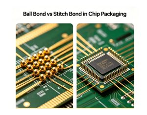 What is Stitch Bond in Chip Packaging? Ball Bond vs Stitch Bond