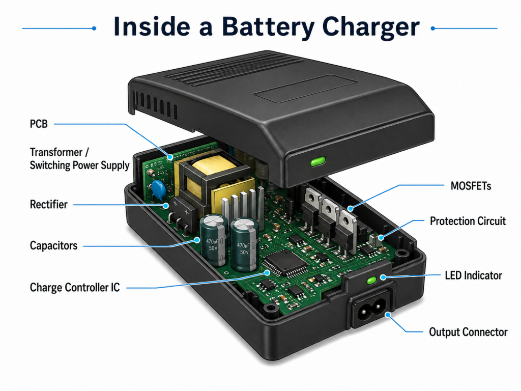 What Is Inside a Battery Charger?