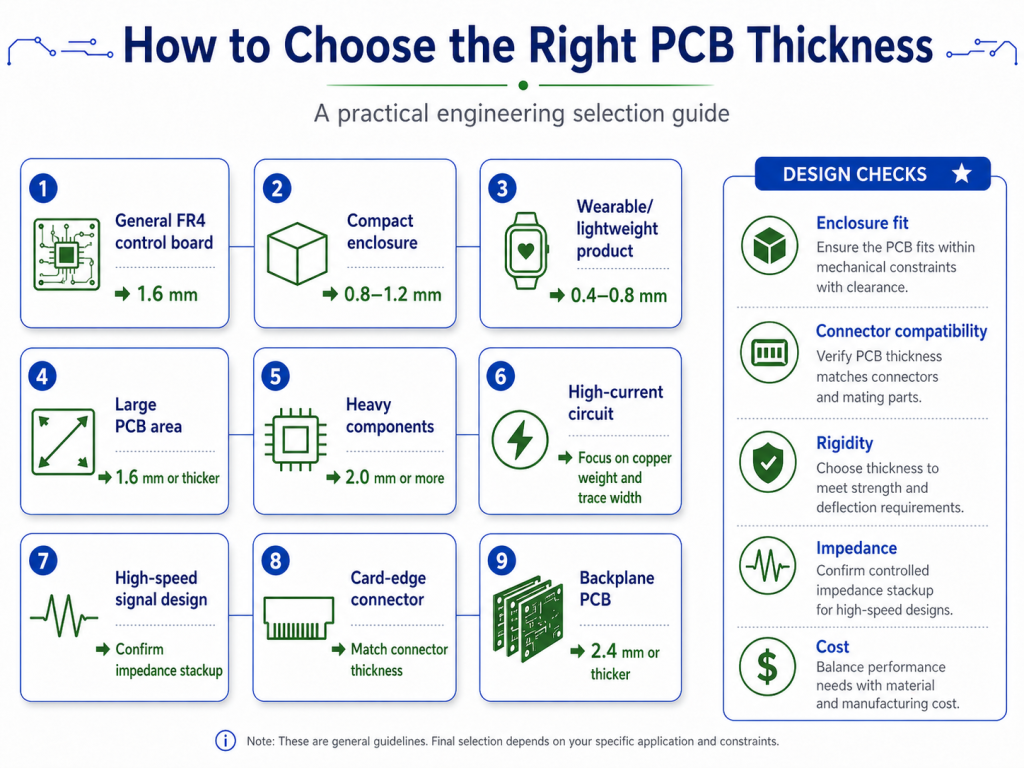 How Do You Choose the Right PCB Thickness for Your Project?