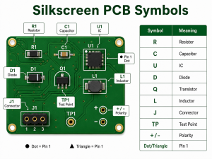 What is Silkscreen on PCB? Silkscreen PCB Material & Symbols