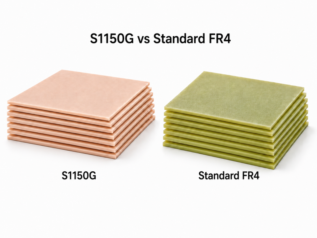 S1150G vs Standard FR4, https://www.bestpcbs.com/blog/2026/05/s1150g/