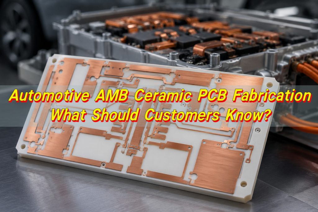 Automotive AMB Ceramic PCB Fabrication: What Should Customers Know?