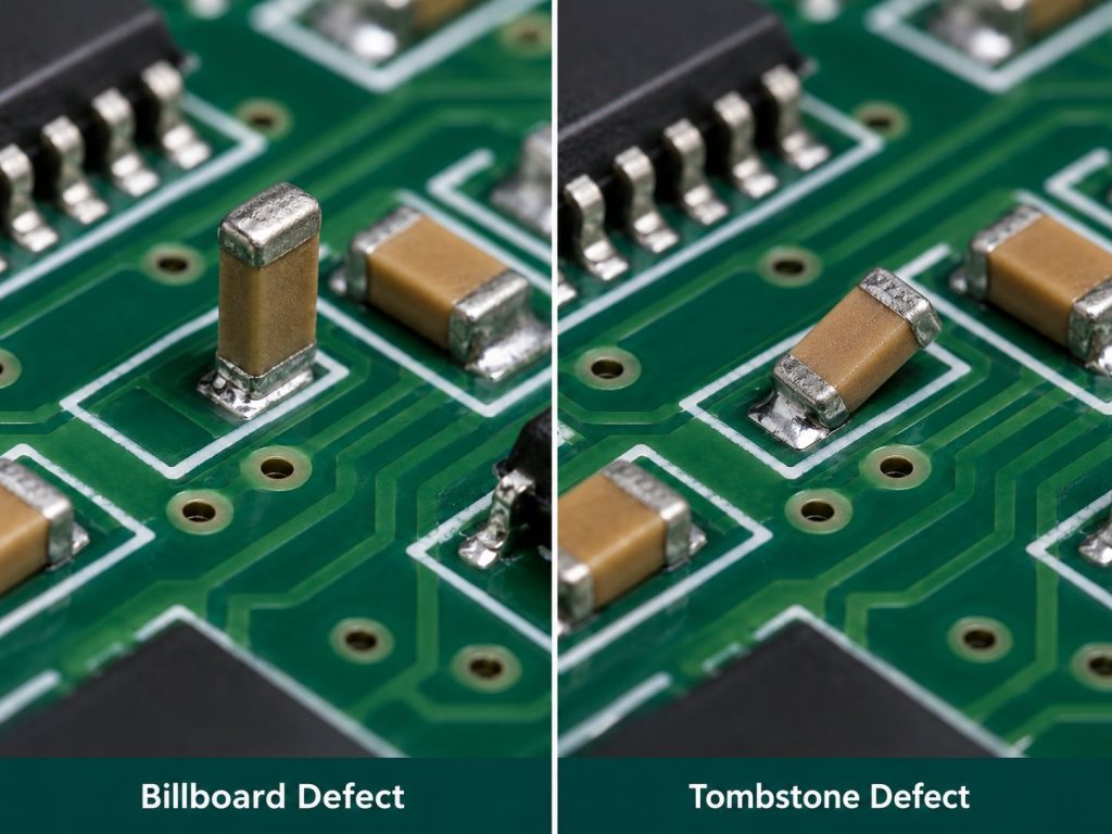 billboard defect in smt