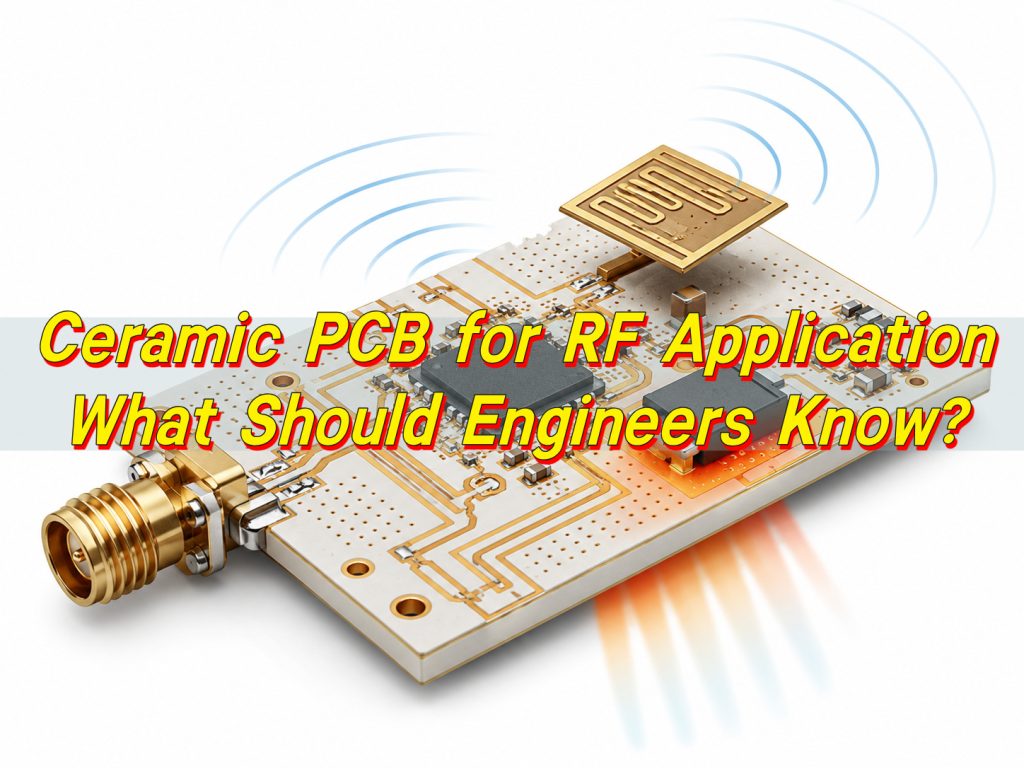 High Frequency Ceramic PCB for RF Application