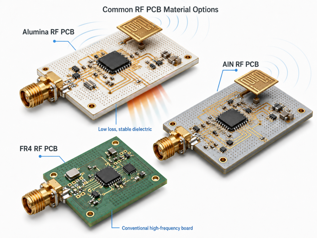 High Frequency Ceramic PCB for RF Application