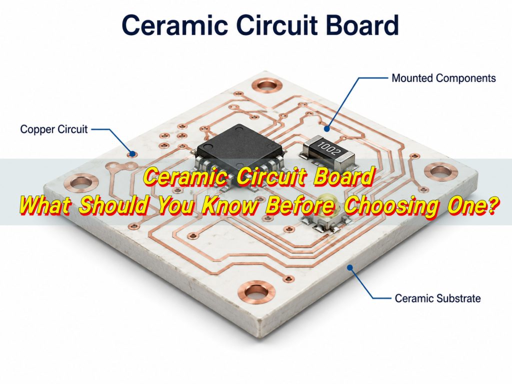Ceramic Circuit Board: What Should You Know Before Choosing One?