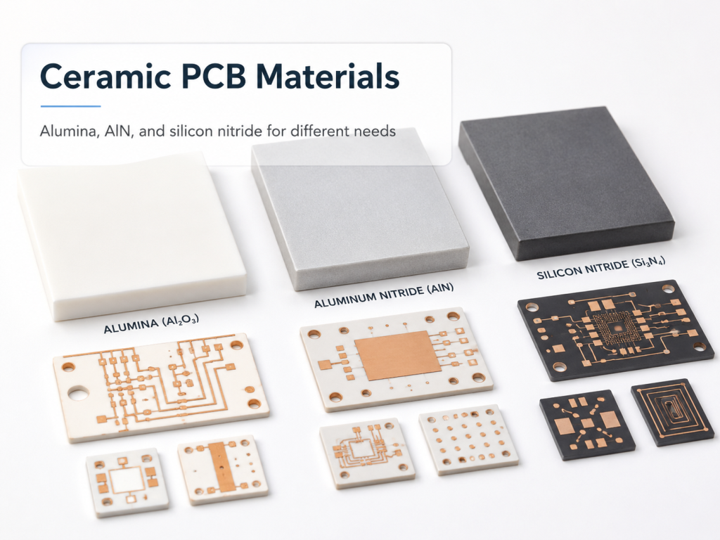 Ceramic PCB Board - Aerospace AlN Ceramic PCB Board Manufacturer