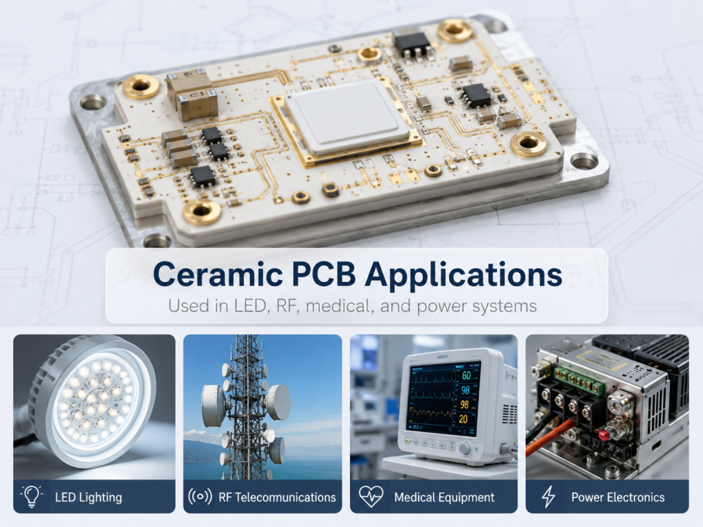 Ceramic PCB Board - Aerospace AlN Ceramic PCB Board Manufacturer