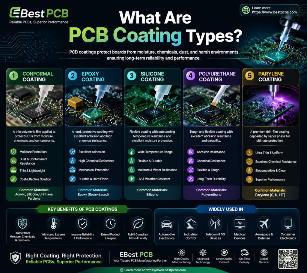 What Are PCB Coating Types