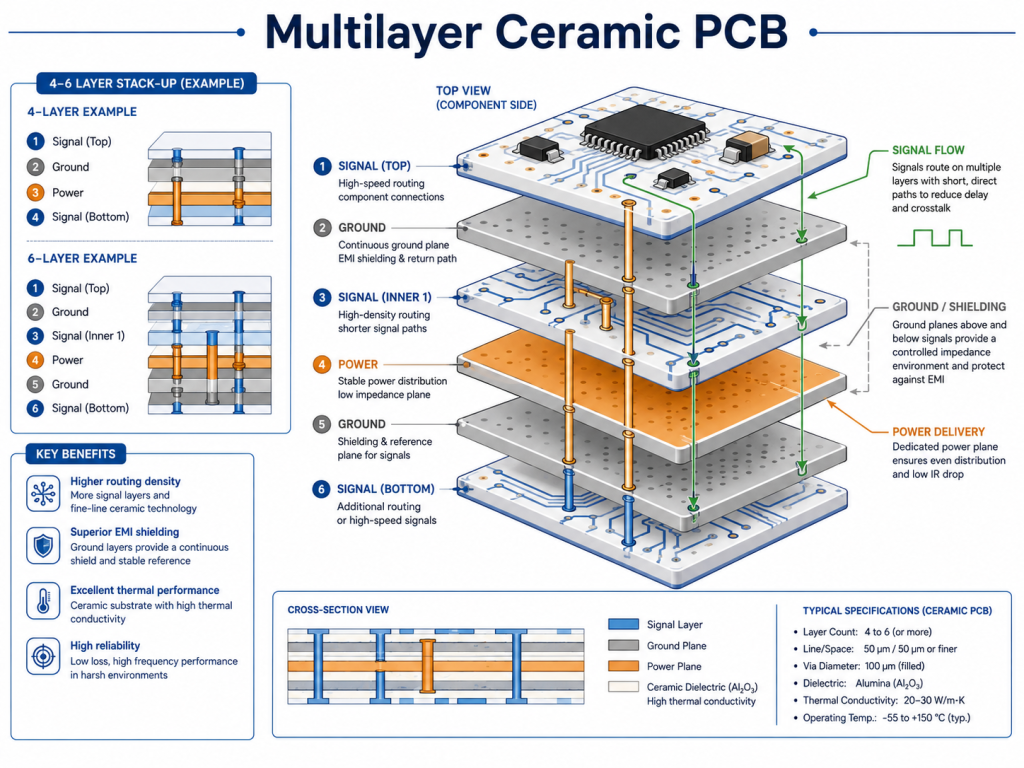 Pcb Midlayers How Many Layers Is a Ceramic PCB? - PCB & MCPCB - EBest PCB