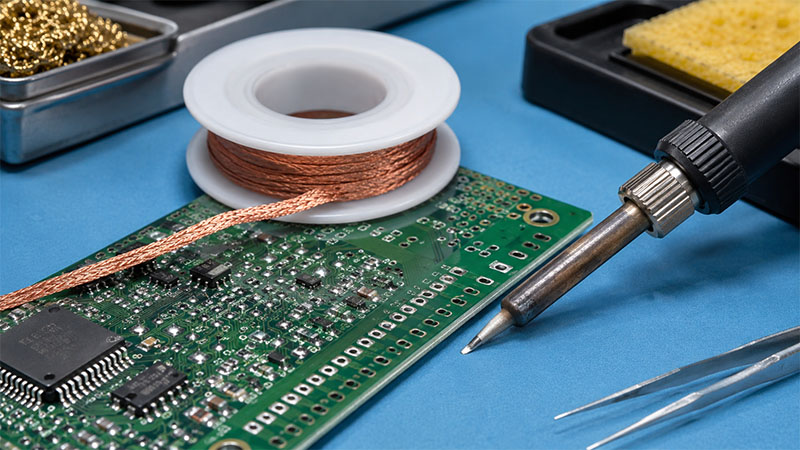 how to use solder wick