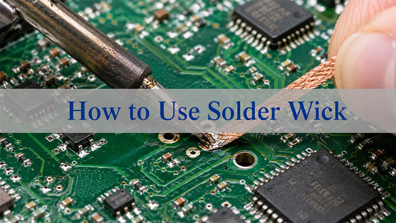 how to use solder wick