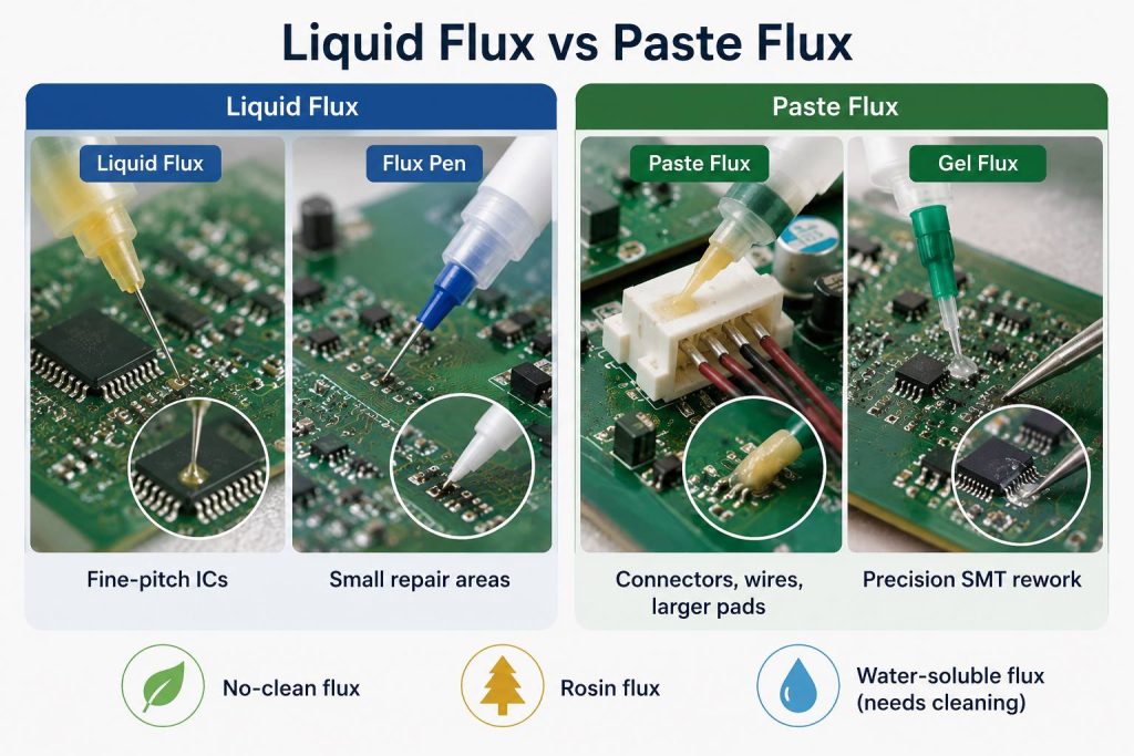 Soldering Flux vs Soldering Paste