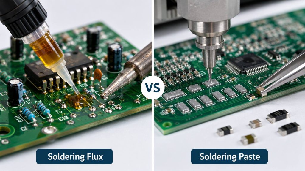 Soldering Flux vs Soldering Paste