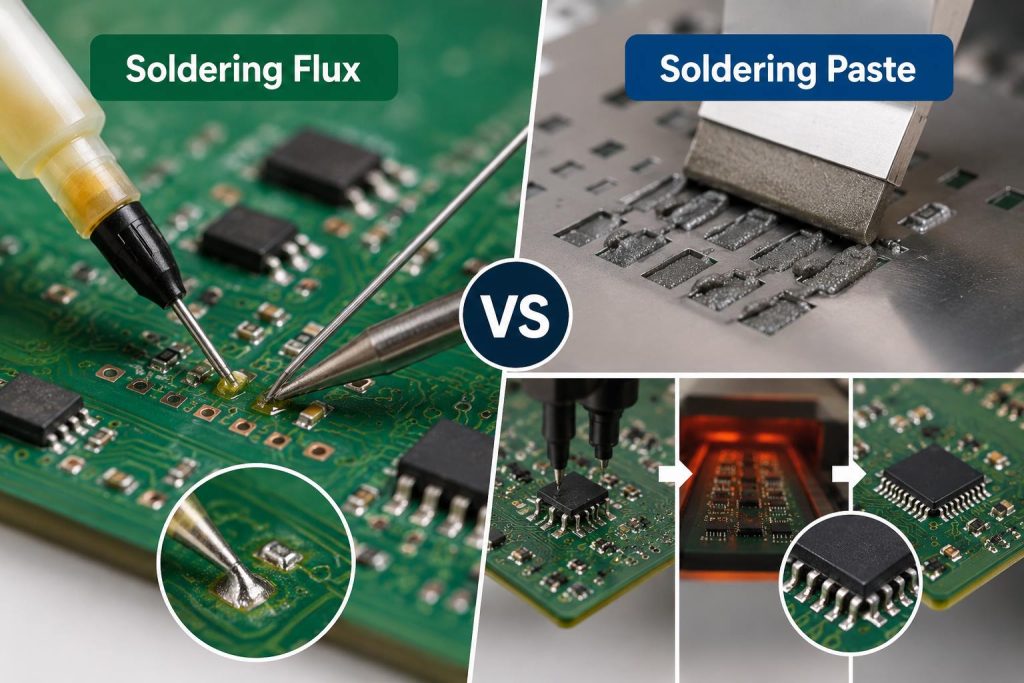 Soldering Flux vs Soldering Paste