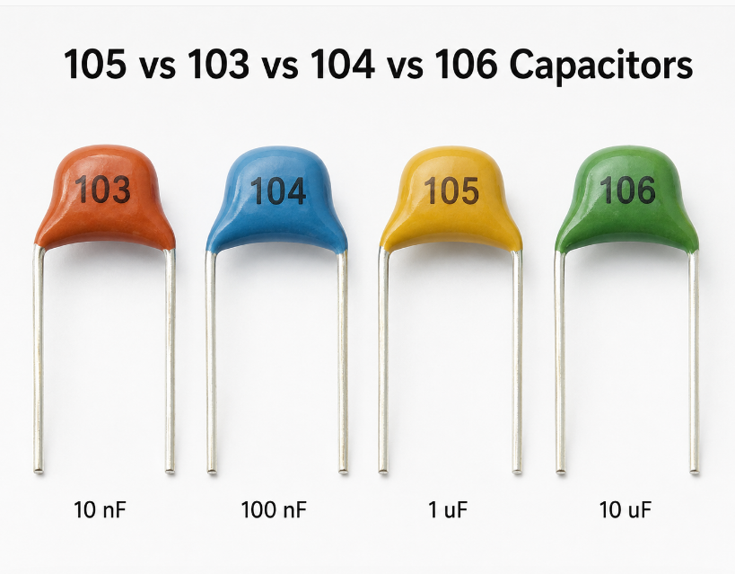 105 vs 103 vs 104 vs 106 Capacitors, https://www.bestpcbs.com/blog/2026/06/105-capacitor/