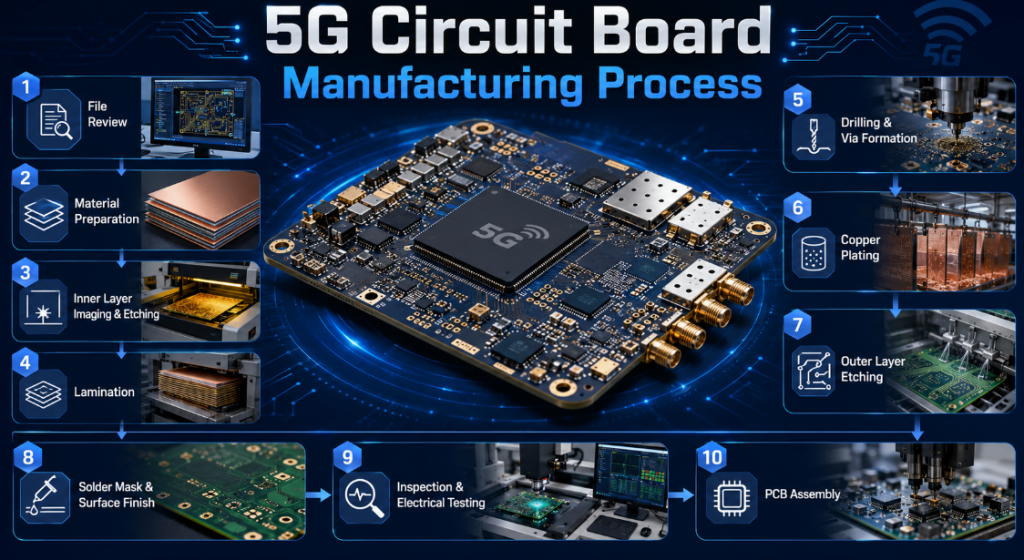 5G Circuit Board Manufacturing Process, https://www.bestpcbs.com/blog/2026/06/5g-circuit-board/
