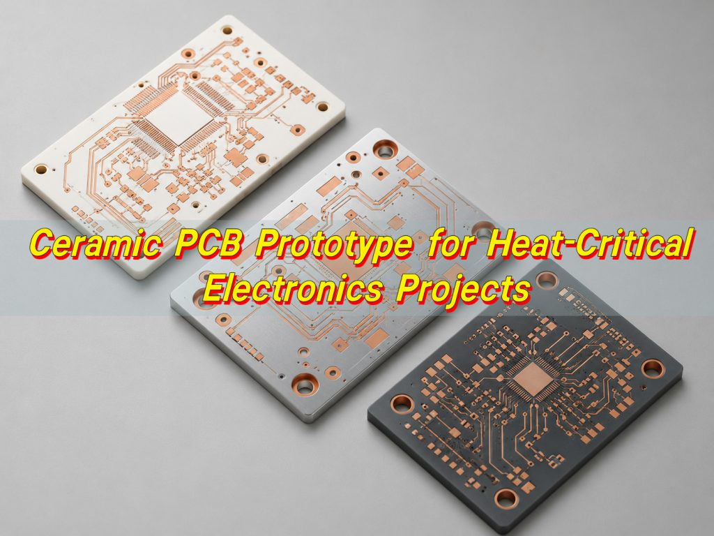 Ceramic PCB Prototype for Heat-Critical Electronics Projects