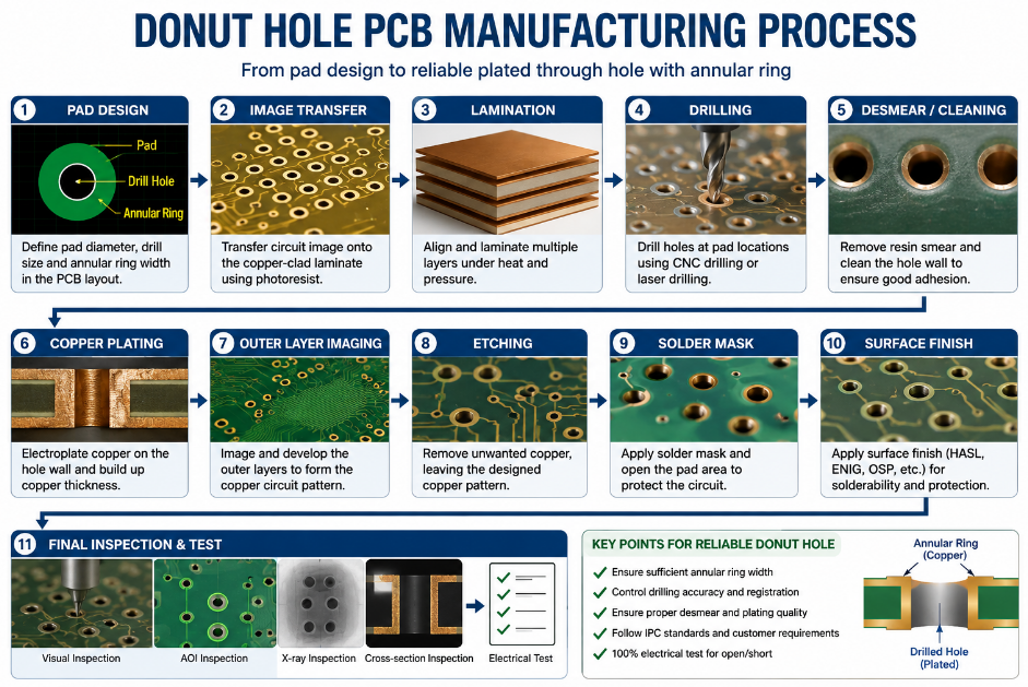 Donut Hole PCB Manufacturing Process, https://www.bestpcbs.com/blog/2026/06/donut-hole-pcb-guide/