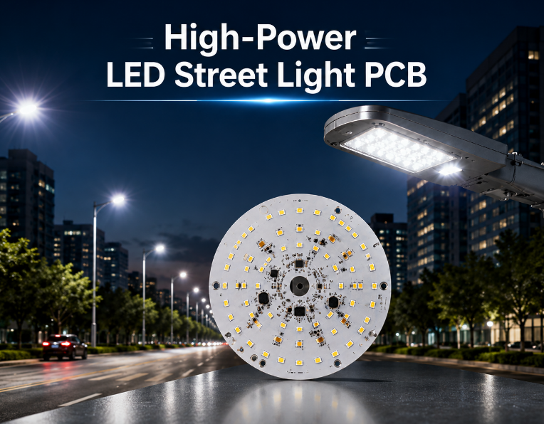High-Power LED Street Light PCB