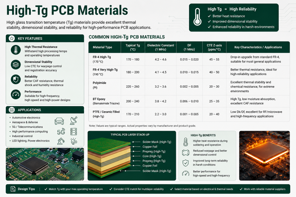 High-Tg PCB materials
