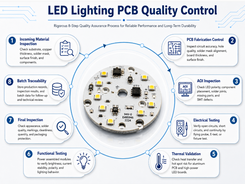 LED Lighting PCB Quality Control