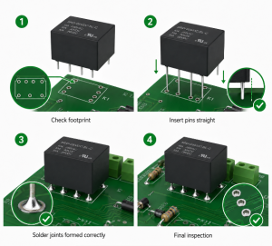 How to Wire, Mount and Test a PCB Relay Safely?