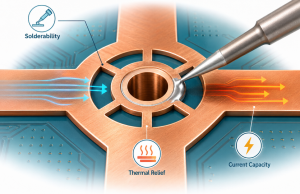 PCB Thermal Relief Design Guidelines for High-Current Circuits