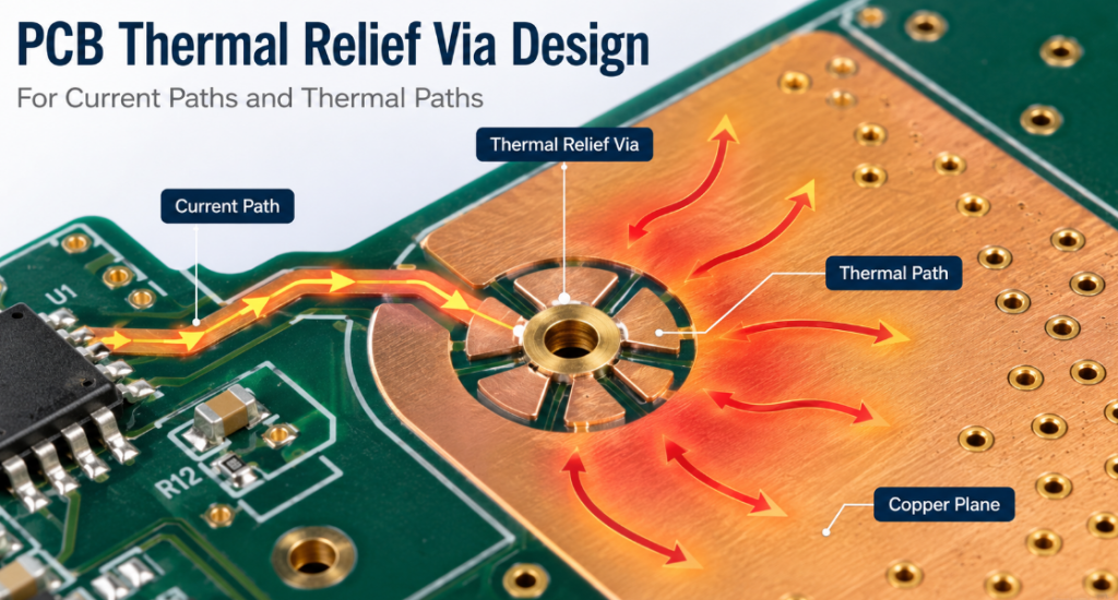 PCB Thermal Relief Via Design, https://www.bestpcbs.com/blog/2026/06/pcb-thermal-relief/