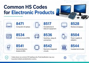 HS Code for Electronic Products: A Practical Guide for PCBs, ICs, Controllers, E-Waste, and Common Electronics