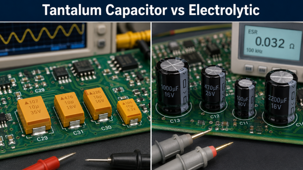 Tantalum Capacitor vs Electrolytic