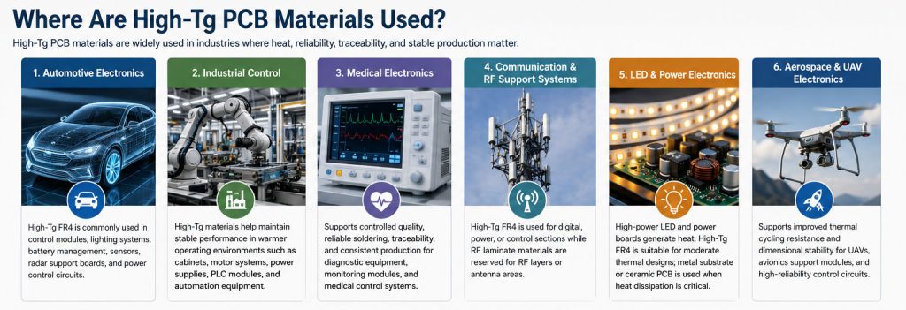 Where Are High-Tg PCB Materials Used?